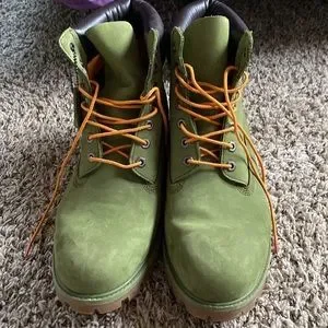 Timberland | Shoes | Mens Timberland Olive Green Boots Size  display picture 1